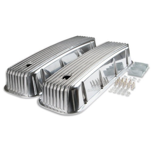 PartzBiz CM: 6859G-Mr. Gasket Cast Aluminum Tall Valve Covers - Polished