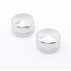 PartzBiz CM 2486 - Mr. Gasket Chrome Dust Caps