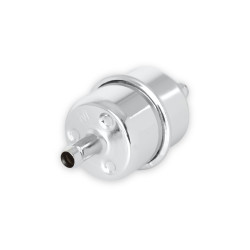 PartzBiz CM 9746 - Mr. Gasket Chrome Fuel Filter - Fits 3/8 Inch Hose PartzBiz CM 9746 - Mr. Gasket Chrome Fuel Filter - Fits 3/8 Inch Hose