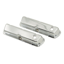 PartzBiz CM 9804 - Mr. Gasket Chrome Valve Covers PartzBiz CM 9804 - Mr. Gasket Chrome Valve Covers