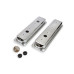 PartzBiz CM: 9415-Mr. Gasket Chrome Valve Covers - Finned PartzBiz CM: 9415-Mr. Gasket Chrome Valve Covers - Finned