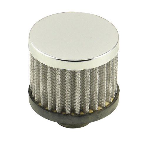 PartzBiz CM: 2049-Mr. Gasket Chrome Valve Cover Breather - Push On Style Open Element PartzBiz CM: 2049-Mr. Gasket Chrome Valve Cover Breather - Push On Style Open Element