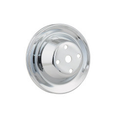 PartzBiz CM 8826 - Mr. Gasket Chrome Water Pump Pulley - Single Groove PartzBiz CM 8826 - Mr. Gasket Chrome Water Pump Pulley - Single Groove