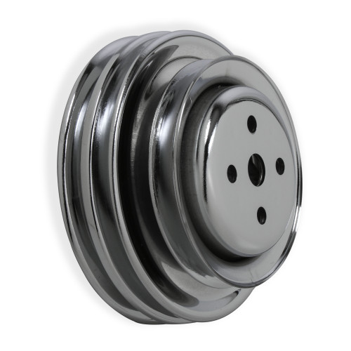 PartzBiz CM: 8829-Mr. Gasket Chrome Water Pump Pulley - Triple Groove PartzBiz CM: 8829-Mr. Gasket Chrome Water Pump Pulley - Triple Groove
