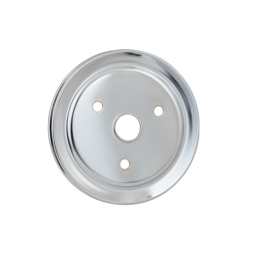 PartzBiz CM: 4972-Mr. Gasket Crankshaft Pulley - Chrome - Single Groove PartzBiz CM: 4972-Mr. Gasket Crankshaft Pulley - Chrome - Single Groove