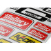 PartzBiz CM: 7007G-Mr. Gasket Decal Assortment PartzBiz CM: 7007G-Mr. Gasket Decal Assortment
