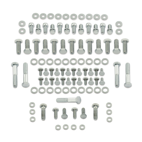 PartzBiz CM: 5001-Mr. Gasket Deluxe Engine Bolt Kit - Chrome PartzBiz CM: 5001-Mr. Gasket Deluxe Engine Bolt Kit - Chrome