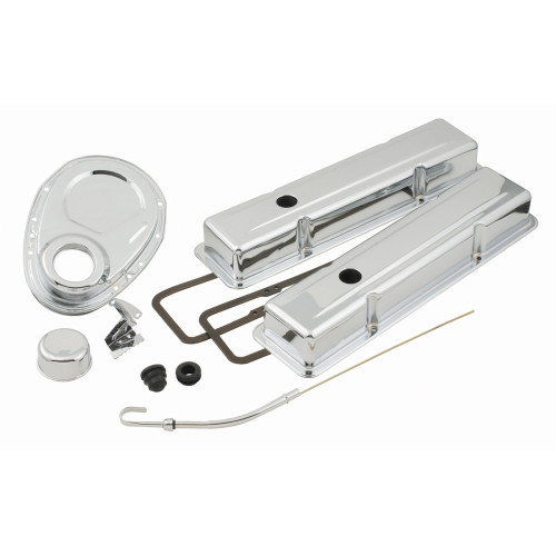 PartzBiz CM: 9834-ชุดแต่งเครื่องยนต์ Mr. Gasket - โครเมียม PartzBiz CM: 9834-ชุดแต่งเครื่องยนต์ Mr. Gasket - โครเมียม