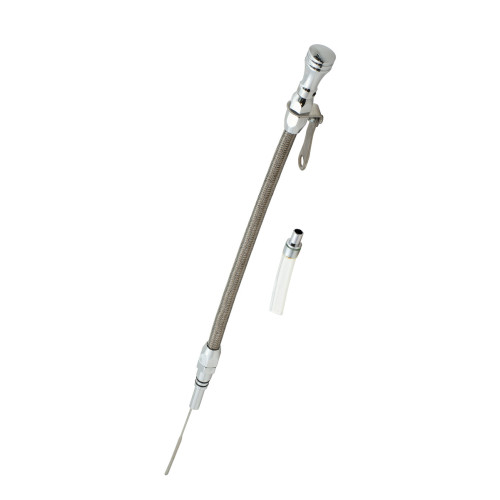 PartzBiz CM: 9707G-Mr. Gasket Engine Oil Dipstick & Tube - Braided Stainless Steel PartzBiz CM: 9707G-Mr. Gasket Engine Oil Dipstick & Tube - Braided Stainless Steel