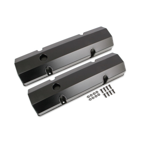 PartzBiz CM: 6818BG-Mr. Gasket Fabricated Aluminum Valve Covers - Black Finish PartzBiz CM: 6818BG-Mr. Gasket Fabricated Aluminum Valve Covers - Black Finish