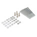 PartzBiz CM: 6864G-Mr. Gasket Fabricated Aluminum Valve Covers - Silver Finish PartzBiz CM: 6864G-Mr. Gasket Fabricated Aluminum Valve Covers - Silver Finish