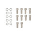 PartzBiz CM: 6872G-Mr. Gasket Fabricated Aluminum Valve Covers - Silver Finish PartzBiz CM: 6872G-Mr. Gasket Fabricated Aluminum Valve Covers - Silver Finish