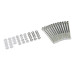PartzBiz CM: 6874G-Mr. Gasket Fabricated Aluminum Valve Covers - Silver Finish PartzBiz CM: 6874G-Mr. Gasket Fabricated Aluminum Valve Covers - Silver Finish