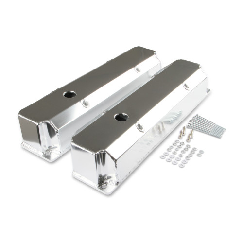 PartzBiz CM: 6864G-Mr. Gasket Fabricated Aluminum Valve Covers - Silver Finish PartzBiz CM: 6864G-Mr. Gasket Fabricated Aluminum Valve Covers - Silver Finish