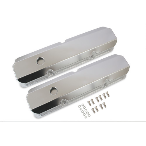 PartzBiz CM: 6872G-Mr. Gasket Fabricated Aluminum Valve Covers - Silver Finish PartzBiz CM: 6872G-Mr. Gasket Fabricated Aluminum Valve Covers - Silver Finish