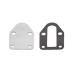 PartzBiz CM: 1515-Mr. Gasket Fuel Pump Block Off Plate -Chrome