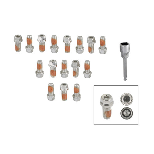 PartzBiz CM: 2231G-สกรูล็อคหัวล็อคนายปะเก็น - 3/8-16 x 3/4 นิ้ว - ชุด 16 ชิ้น PartzBiz CM: 2231G-สกรูล็อคหัวล็อคนายปะเก็น - 3/8-16 x 3/4 นิ้ว - ชุด 16 ชิ้น