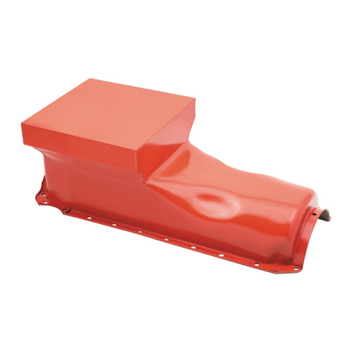 PartzBiz CM: 7606G-Mr. Gasket Low Profile Oil Pan - Orange PartzBiz CM: 7606G-Mr. Gasket Low Profile Oil Pan - Orange