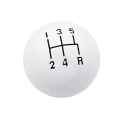 PartzBiz CM 9619 - Mr. Gasket Shifter Knob - 5-Speed Pattern - White PartzBiz CM 9619 - Mr. Gasket Shifter Knob - 5-Speed Pattern - White