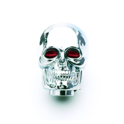 PartzBiz CM 9628 - Mr. Gasket Shifter Knob - Chrome - หัวกระโหลกตาแดง PartzBiz CM 9628 - Mr. Gasket Shifter Knob - Chrome - หัวกระโหลกตาแดง
