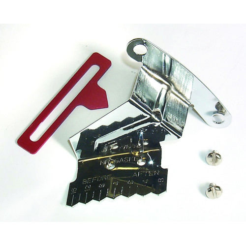 PartzBiz CM: 4598-Mr. Gasket Timing Tab With Adjustable Pointer - Chrome