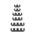 PartzBiz CM: 9728-Mr. Gasket Wire Separators - Plastic - 7 mm / 8 mm - Black PartzBiz CM: 9728-Mr. Gasket Wire Separators - Plastic - 7 mm / 8 mm - Black
