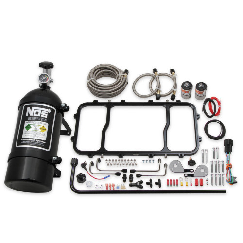 PartzBiz CM: 05500BNOS-
NOS Dry Nitrous Plate System for Holley LS Hi Ram Intake Manifold - Black

