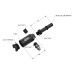 PartzBiz CM: 17002NOS-NOS Late Model Billet Fuel Line Adapter - Fits 3/8