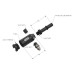 PartzBiz CM: 17003NOS-NOS Late Model Billet Fuel Line Adapter - Fits 5/16