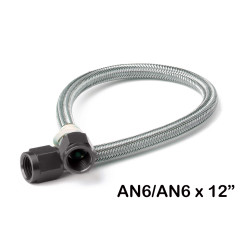 PartzBiz CM 15400BNOS -
NOS Stainless Steel Braided Hose with Black Fittings -6AN, 1-Foot Length
PartzBiz CM 15400BNOS -
NOS Stainless Steel Braided Hose with Black Fittings -6AN, 1-Foot Length