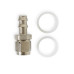 PartzBiz CM: 34-6000SSQFT-SS Fuel Line #6AN Silver