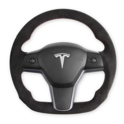 PartzBiz CM RK950-02 - REKUDO Steering Wheel - Alcantara Wrapped
