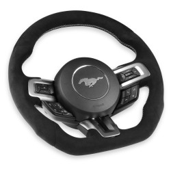 PartzBiz CM RK950-08 - REKUDO Steering Wheel - Alcantara Wrapped - Heated