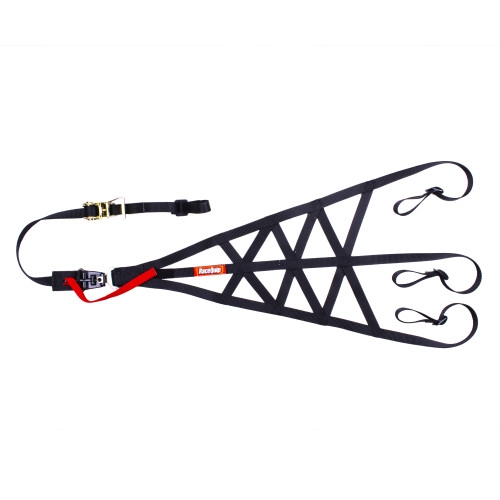 PartzBiz CM: 828998RQP-RaceQuip Right Side Triangle Roll Cage Net w/Quick Release