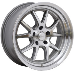 PartzBiz CM TTR19-886545 - Rocket Racing Wheels TTR19 Attack - Titanium/Machined PartzBiz CM TTR19-886545 - Rocket Racing Wheels TTR19 Attack - Titanium/Machined