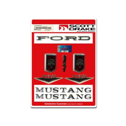 PartzBiz CM C6ZZ-65402828GT - ชุดสัญลักษณ์ Scott Drake, GT PartzBiz CM C6ZZ-65402828GT - ชุดสัญลักษณ์ Scott Drake, GT