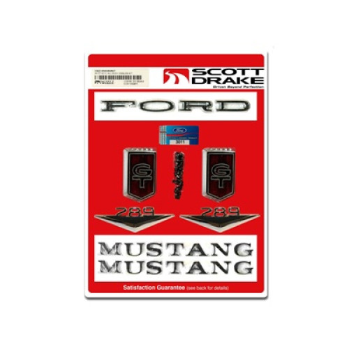 PartzBiz CM: C6ZZ-65402828GT-ชุดสัญลักษณ์ Scott Drake, GT PartzBiz CM: C6ZZ-65402828GT-ชุดสัญลักษณ์ Scott Drake, GT