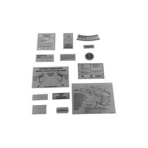 PartzBiz CM: DK-27-Scott Drake 14 Piece Decal Kit PartzBiz CM: DK-27-Scott Drake 14 Piece Decal Kit