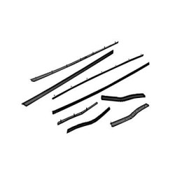 PartzBiz CM C5ZZ-6521458-9E - Scott Drake 1965-66 Mustang Economy Window Channel Strip Set - คูเป้และเปิดประทุน PartzBiz CM C5ZZ-6521458-9E - Scott Drake 1965-66 Mustang Economy Window Channel Strip Set - คูเป้และเปิดประทุน