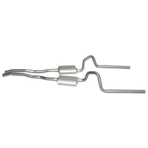 PartzBiz CM: C5ZZ-5257-FLM-Scott Drake 1965-69 Mustang Exhaust