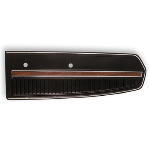 PartzBiz CM: C8ZZ65239423BKD-Scott Drake 1968 Deluxe Door Panels (Black)