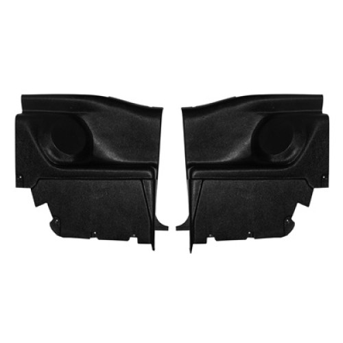 PartzBiz CM: C9ZZ-63314867SP-Scott Drake 1969-70 Mustang Fastback Interior Rear Quarter Trim Panels with Speaker Pods
