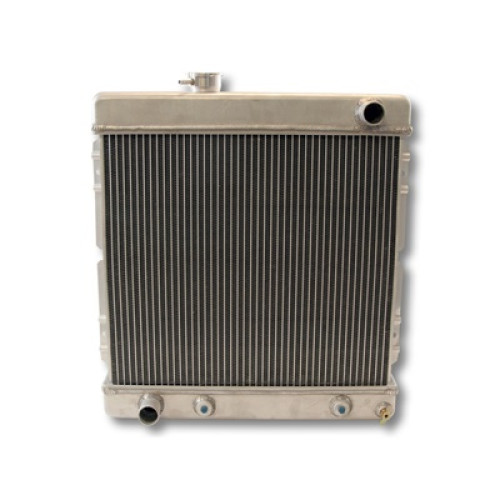 PartzBiz CM: 251-2AL-Scott Drake 2 Row aluminum radiator with transmission cooler 6 Cylinder PartzBiz CM: 251-2AL-Scott Drake 2 Row aluminum radiator with transmission cooler 6 Cylinder