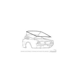 PartzBiz CM C5ZZ-6342084-A - Scott Drake 65-66 Fastback Rear Window Seal PartzBiz CM C5ZZ-6342084-A - Scott Drake 65-66 Fastback Rear Window Seal