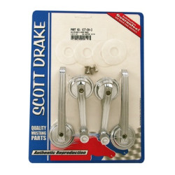 PartzBiz CM KIT-DH-3 - Scott Drake 65-67 ชุดมือจับประตูและข้อเหวี่ยงหน้าต่าง Fastback (ปลายปี 1965) PartzBiz CM KIT-DH-3 - Scott Drake 65-67 ชุดมือจับประตูและข้อเหวี่ยงหน้าต่าง Fastback (ปลายปี 1965)