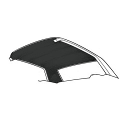 PartzBiz CM HL-FC-CP-67-BK - Scott Drake 67-68 Cougar Headliner (สีดำ) PartzBiz CM HL-FC-CP-67-BK - Scott Drake 67-68 Cougar Headliner (สีดำ)