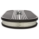 Scott Drake Aluminum Oval Air Cleaner Assembly Black
