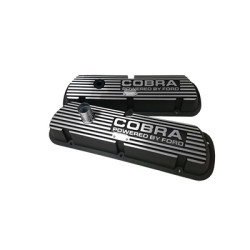 PartzBiz CM S2MS-6A582-A-B - Scott Drake Aluminum Valve Covers with Cobra Powered By Ford Logo Black PartzBiz CM S2MS-6A582-A-B - Scott Drake Aluminum Valve Covers with Cobra Powered By Ford Logo Black