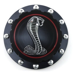 PartzBiz CM B-9030-COBRA-BK - ฝาปิดถังน้ำมัน Scott Drake Billet (สีดำ สัญลักษณ์ Cobra) PartzBiz CM B-9030-COBRA-BK - ฝาปิดถังน้ำมัน Scott Drake Billet (สีดำ สัญลักษณ์ Cobra)