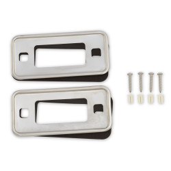 PartzBiz CM D0UZ-15A460-S - Scott Drake Bronco Reflector Bezels (Stainless) PartzBiz CM D0UZ-15A460-S - Scott Drake Bronco Reflector Bezels (Stainless)